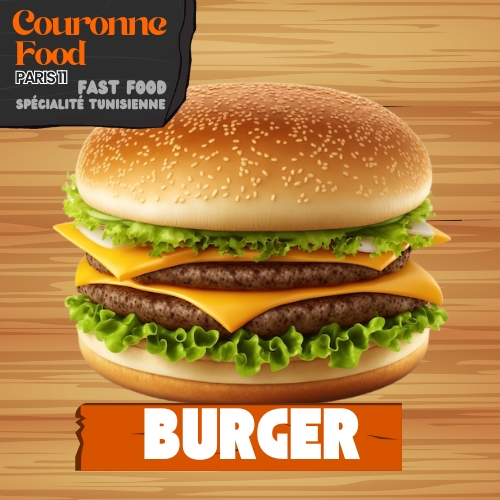 Couronne Food: Fast Food Tunisien Burger Paris 11